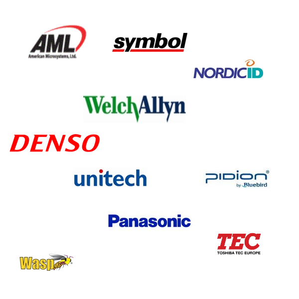 Legacy Manufacturers, 1, AML, symbol, Nordic Id, Welch Alltn, Denso, Unitech, pidion, panasonic, wasp, TEC