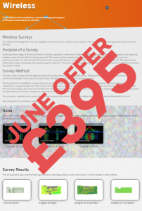 Wireless Survey Offer £395