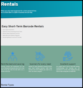 Barcode Rentals