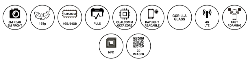 Point Mobile PM30HC Specifications