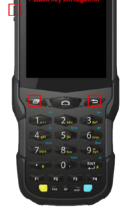 Point Mobile PM550 Factory Reset Buttons